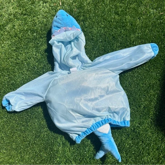 Baby Shark Halloween Costume Pullover Top 12-18M (Months) Hyde & EEK! Plush Blue - Picture 8 of 13